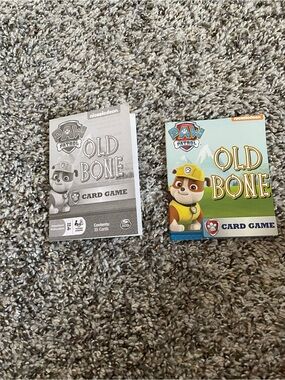 Paw Patrol Old Bone Card Game